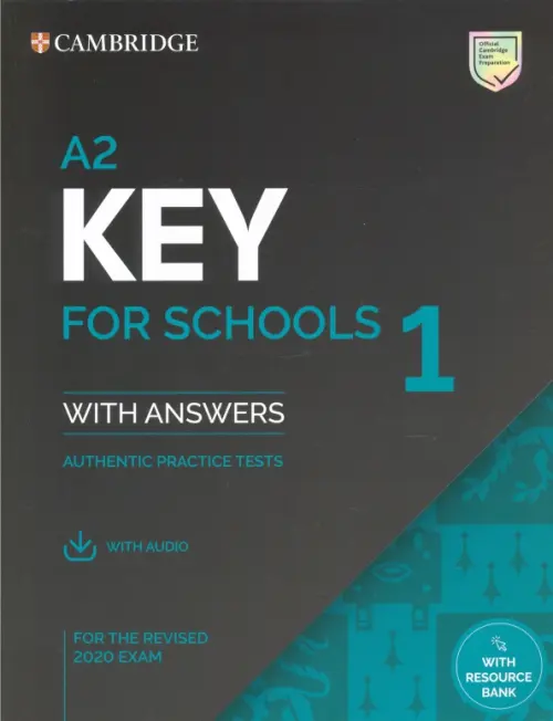 Key for Schools 1 for the Revised 2020 Exam. A2. Student's Book with Answers with Audio, Чёрный
Key for Schools 1 for the Revised 2020 Exam. A2. Student's Book with Answers with Audio, Чёрный