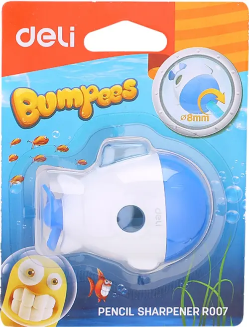 Точилка для карандашей ручная "Deli. Bumpees", цвет: в ассортименте, 1 отверстие, арт. ER00701
Точилка для карандашей ручная "Deli. Bumpees", цвет: в ассортименте, 1 отверстие, арт. ER00701