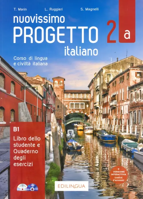 Nuovissimo Progetto italiano 2a. Libro dello studente e Quaderno degli esercizi (+ DVD)
Nuovissimo Progetto italiano 2a. Libro dello studente e Quaderno degli esercizi (+ DVD)