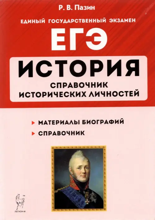 ЕГЭ История. 10-11 классы. Справочник исторических личностей и 130 биографических материалов, Красный
ЕГЭ История. 10-11 классы. Справочник исторических личностей и 130 биографических материалов, Красный