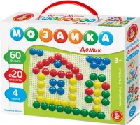 Мозаика "Домик", 60 элементов