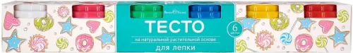Пластилин (тесто для лепки) на натуральной растительной основе "Happycolor", 6 цветов, 120 г, Мульти
Пластилин (тесто для лепки) на натуральной растительной основе "Happycolor", 6 цветов, 120 г, Мульти