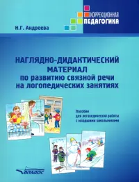 Наглядно-дидактический материал по развитию связной речи на логопедических занятиях. Пособие для логопедической работы с младшими школьниками