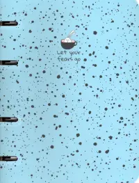 Тетрадь общая (120 листов, А5, клетка, кольцевой механизм), "Bunny, точки" (N1989)