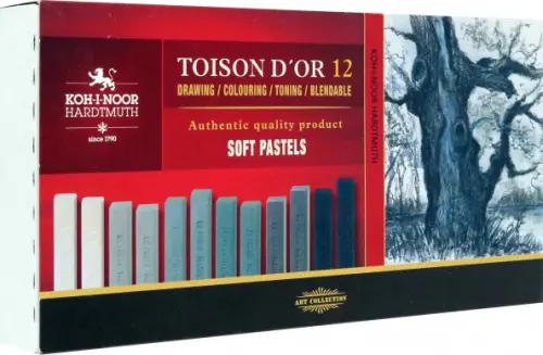 Пастель сухая художественная мягкая Toison d`Or 8592, Gray Line, 12 цветов, Красный
Пастель сухая художественная мягкая Toison d`Or 8592, Gray Line, 12 цветов, Красный