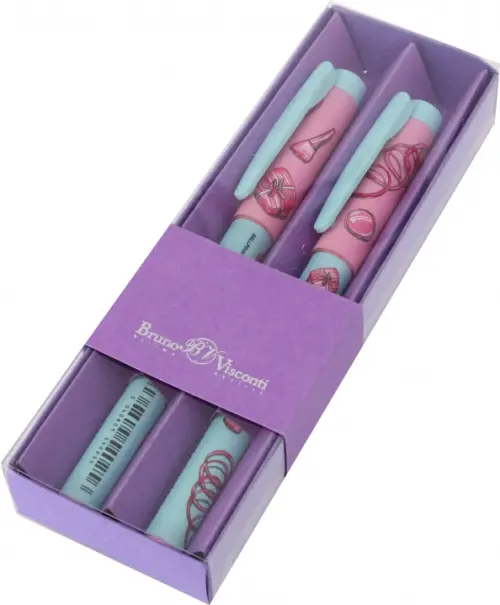 Набор из 2 синих шариковых ручек FreshWrite. Life Style. Pink Dream, 0.7 мм, Фиолетовый
Набор из 2 синих шариковых ручек FreshWrite. Life Style. Pink Dream, 0.7 мм, Фиолетовый