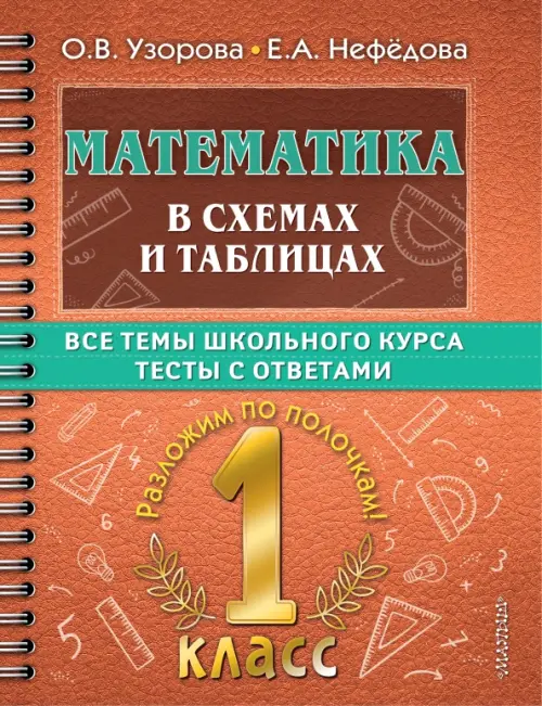 Математика в схемах и таблицах. Все темы школьного курса 1 класса с тестами, Оранжевый
Математика в схемах и таблицах. Все темы школьного курса 1 класса с тестами, Оранжевый