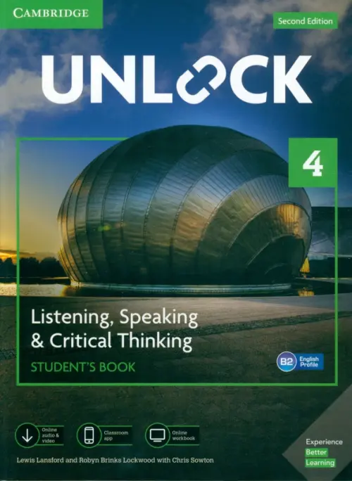 Unlock. Level 4. Listening, Speaking & Critical Thinking. Student's Book + Mob App and Online Workbo, Синий
Unlock. Level 4. Listening, Speaking & Critical Thinking. Student's Book + Mob App and Online Workbo, Синий