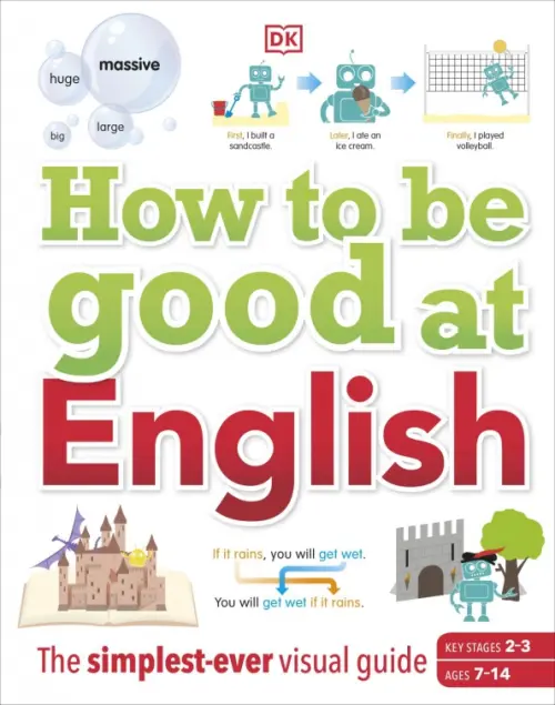 How to be Good at English. Ages 7-14. Key Stages 2-3. The Simplest-ever Visual Guide, Белый
How to be Good at English. Ages 7-14. Key Stages 2-3. The Simplest-ever Visual Guide, Белый