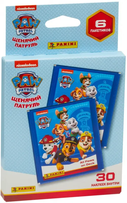 Блистер с наклейками. Paw Patrol 7. Щенячий патруль 7. 6 пакетиков по 5 наклеек, Голубой
Блистер с наклейками. Paw Patrol 7. Щенячий патруль 7. 6 пакетиков по 5 наклеек, Голубой