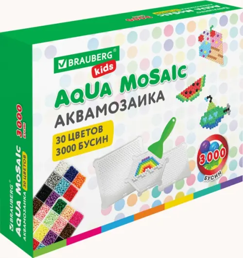 Аквамозаика, 30 цветов, 3000 бусин, с трафаретами, инструментами и аксессуарами, Белый
Аквамозаика, 30 цветов, 3000 бусин, с трафаретами, инструментами и аксессуарами, Белый
