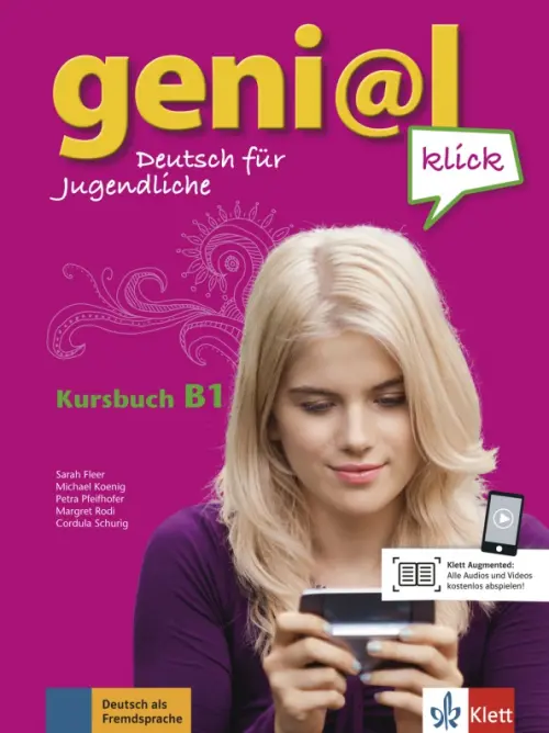 Geni@l klick B1. Deutsch als Fremdsprache für Jugendliche. Kursbuch mit 2 Audio-CDs, Фиолетовый
Geni@l klick B1. Deutsch als Fremdsprache für Jugendliche. Kursbuch mit 2 Audio-CDs, Фиолетовый