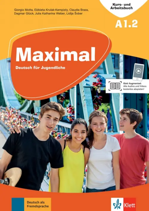 Maximal A1.2. Deutsch für Jugendliche. Kurs- und Arbeitsbuch mit Audios und Videos, Оранжевый
Maximal A1.2. Deutsch für Jugendliche. Kurs- und Arbeitsbuch mit Audios und Videos, Оранжевый
