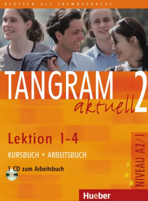 Tangram aktuell 2 – Lektion 1–4. Kursbuch + Arbeitsbuch mit Audio-CD zum Arbeitsbuch, Оранжевый
Tangram aktuell 2 – Lektion 1–4. Kursbuch + Arbeitsbuch mit Audio-CD zum Arbeitsbuch, Оранжевый