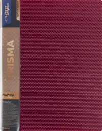 Папка на 2 кольцах Premier. Prisma, A4, рубиновая