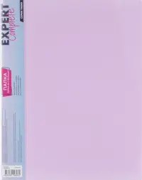 Папка на 2 кольцах Trend. Pastel, A4, лиловая