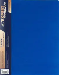 Папка с металлическим прижимом Premier, A4, синяя