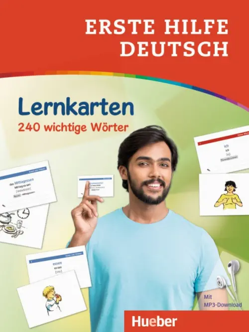 Erste Hilfe Deutsch – Lernkarten. Lernkarten mit kostenlosem MP3 Download. 240 wichtige Wörter
Erste Hilfe Deutsch – Lernkarten. Lernkarten mit kostenlosem MP3 Download. 240 wichtige Wörter