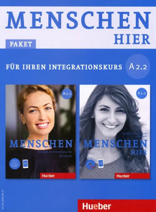 Menschen hier A2.2. Paket, Kursbuch Menschen und Arbeitsbuch Menschen hier mit Audio-CD, Синий
Menschen hier A2.2. Paket, Kursbuch Menschen und Arbeitsbuch Menschen hier mit Audio-CD, Синий