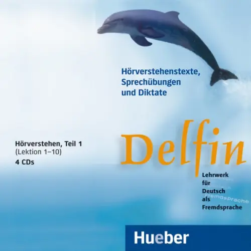 Delfin. 4 Audio-CDs, Hörverstehen, Teil 1 Lekt. 1–10. Lehrwerk für Deutsch als Fremdsprache. Deutsch, Голубой
Delfin. 4 Audio-CDs, Hörverstehen, Teil 1 Lekt. 1–10. Lehrwerk für Deutsch als Fremdsprache. Deutsch, Голубой