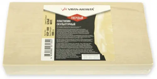 Пластилин скульптурный Studio, белый, твердый, 1000 г
Пластилин скульптурный Studio, белый, твердый, 1000 г