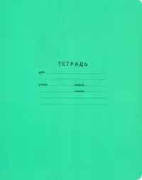 Тетрадь школьная Отличная, 12 листов, крупная клетка, в ассортименте