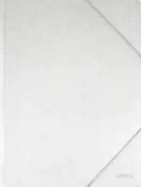 Папка с резинкой Glitter Shine, серебристая, А4