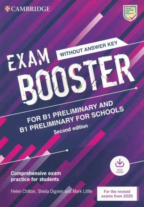 Exam Booster for B1 Preliminary and B1 Preliminary for Schools without Answer Key with Audio, Фиолетовый
Exam Booster for B1 Preliminary and B1 Preliminary for Schools without Answer Key with Audio, Фиолетовый