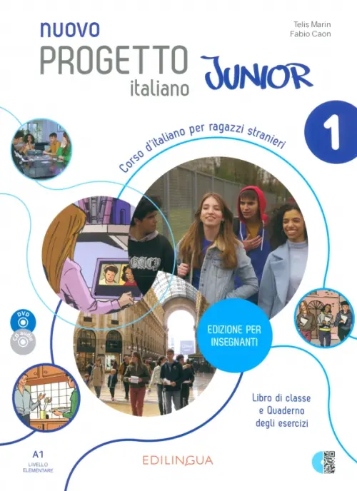 Nuovo Progetto italiano Junior 1. Edizione per insegnanti + CD + DVD Video, Белый
Nuovo Progetto italiano Junior 1. Edizione per insegnanti + CD + DVD Video, Белый