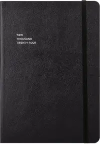 Ежедневник недатированный Monochrome, черный, А5, 96 листов