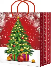 Пакет подарочный ламинированный