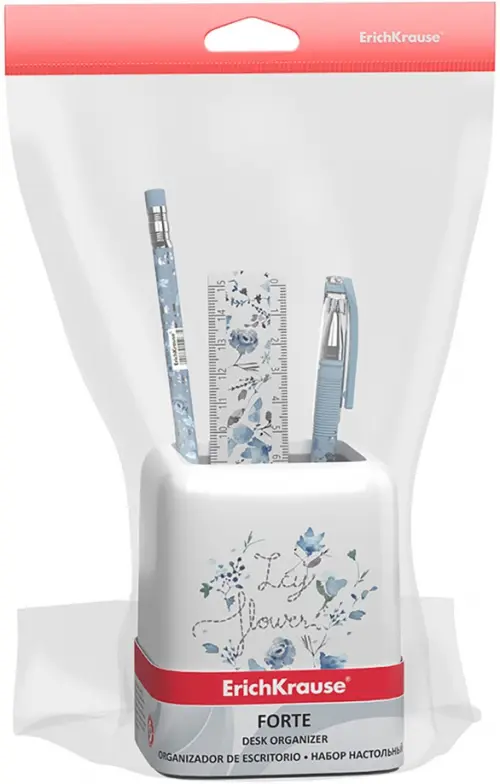 Набор канцелярских принадлежностей Forte Frozen Beauty, настольный, белый с серой вставкой
Набор канцелярских принадлежностей Forte Frozen Beauty, настольный, белый с серой вставкой