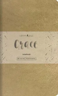 Книга для записей Grace. Золото, А6-, 60 листов, клетка