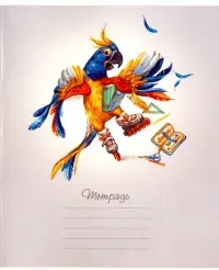 Тетрадь школьная "Озорные звери" (24 листа, клетка, в ассортименте) (42921-25)