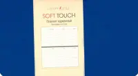 Планинг недатированный 64 листа "Soft Touch. Синий" (ПИКСТ216405)