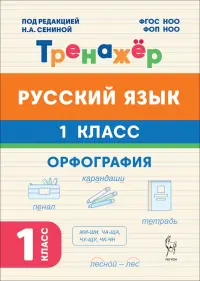 Русский язык. 1 класс. Орфография. Тренажёр