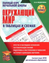Окружающий мир. 1-4 классы. Полный курс начальной школы в таблицах и схемах