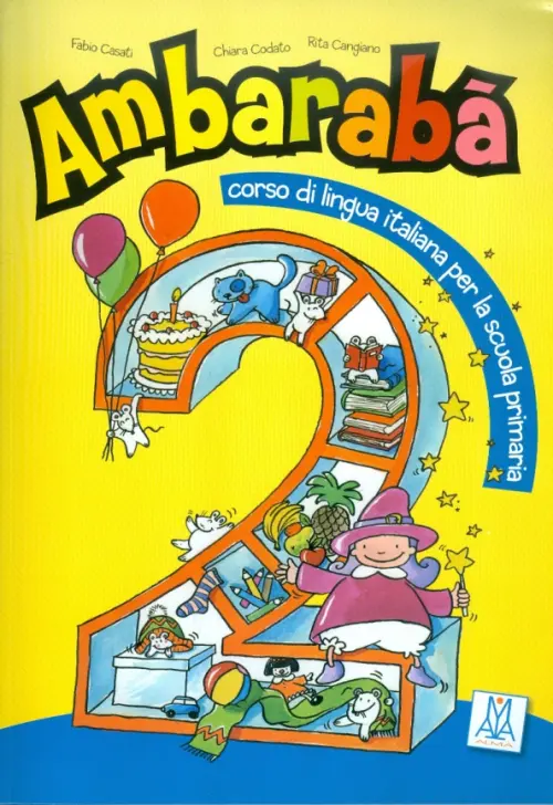 

Ambaraba 2. Libro dello studente +2CD (+ Audio CD), Жёлтый