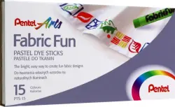 Пастель для ткани "Fabric Fun", 15 штук