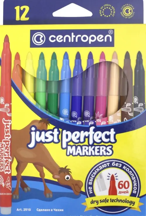 

Фломастеры "Just Perfect", 12 цветов