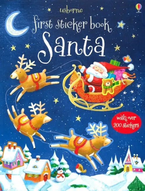 

First Sticker Book: Santa, Фиолетовый