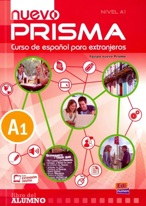 

Nuevo Prisma A1. Libro Del Alumno +СD (+ Audio CD), Красный