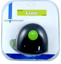 Дырокол пластиковый 15 листов, "Lime"