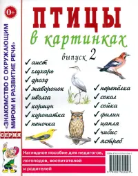 Птицы в картинках. Наглядное пособие для педагогов, логопедов, воспитателей и родителей. Выпуск 2