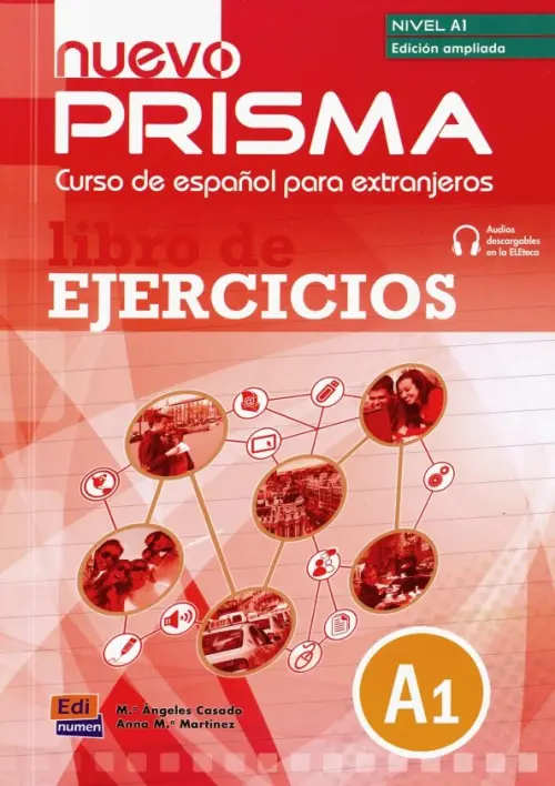 

Nuevo Prisma. Nivel A1. Libro de ejercicios, Красный
