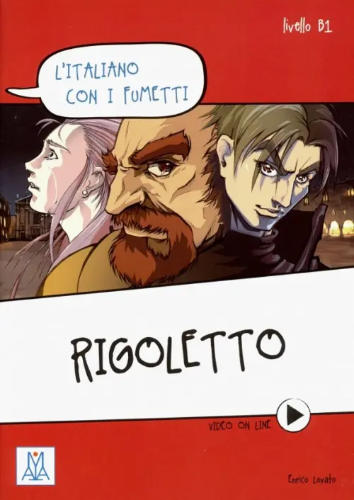 

L'italiano Con I Fumetti: Rigoletto, Красный