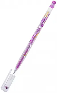Ручка гелевая "Люрекс", розовая, 1 мм