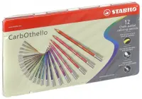 Цветная пастель Stabilo "Carbotello", 12 цветов