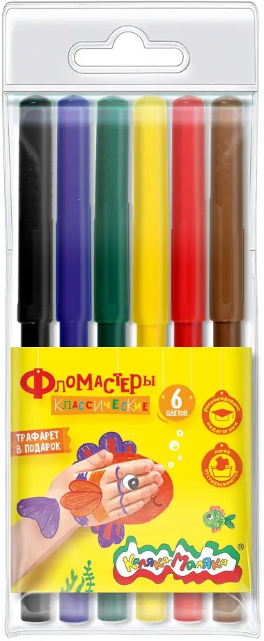 

Фломастеры Каляка-Маляка (6 цветов)