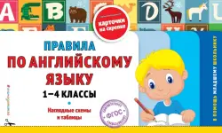 Правила по английскому языку. 1-4 классы. ФГОС